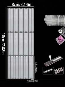 300 miếng băng dính trong suốt hai mặt để trưng bày móng tay - Miếng dán tự dính, Thiết kế trưng bày & Bao bì cho tiệm, Không chứa cồn, Đồ dùng làm móng dễ sử dụng, Dán móng an toàn | Băng dính trong suốt | Khe cắm móng chính xác, Đồ dùng làm móng, Dụng cụ làm móng, Dụng cụ làm móng, Trở lại trường, Móng tay, Dụng cụ làm móng để dán móng tay - Nhiều màu - Xem 3