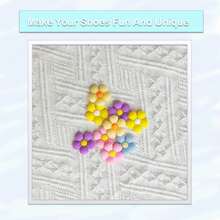 17 buc flori colorate seria brelocuri pentru pantofi pentru saboți pantofi decorare DIY calitate premium brelocuri populare accesorii sandale cu bule, decorațiuni pentru pantofi din PVC accesorii pentru genți de plajă cadou excelent pentru adolescenți bărbați femei și adulți