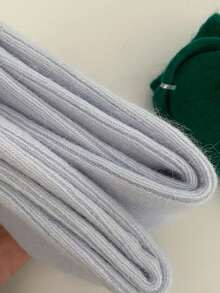 2 Pairs Women's Wool Socks Autumn Winter Thickened Mid-Tube Socks With Wool Warm Rabbit Hair Socks Winter Black Cashmere Stockings Christmas Gift - Mouldless - View 6