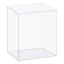 Vitrina transparente, caja de acrílico para ensamblar, caja a prueba de polvo para exponer coleccionables y manualidades - Transparente 14,1 x 10 x 16,1 pulgadas - Ver 1