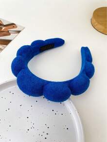 1 pieza Diadema retro de mujer con esponja en forma de nube, diadema de pelo con bordes anchos y alta presión, antideslizante para lavarse la cara, otoño, invierno, accesorios para el cabello, dulce y lindo, diadema, aros para el cabello, accesorios para la cabeza