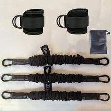 1pc Ankle Resistance Band, Leg/Ankle Resistance Training Band Fitness Equipment For Hip Workout, Glute Exercise Strap (With Kickback) For Men And Women (Resistance Band Color Is Random) - Multicolor - View 19