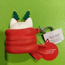 Plush Keychains - Green Cat - View 3