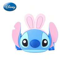 Disney 1 Túi đeo chéo tai thỏ Stitch Lilo & Stitch chính hãng, có dây đeo vai điều chỉnh được, chất liệu silicon, kèm ví và móc khóa, thích hợp làm quà sinh nhật và kỷ niệm cho bạn bè. - Nhiều màu 2 - Xem 3
