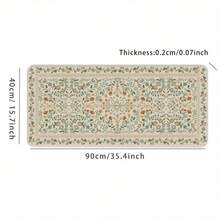 超大 XXL 花卉图案桌面垫 - 防滑键盘鼠标垫，缝边设计，防溅表面，加厚底座，适用于游戏、办公和家庭办公桌 - 大型电脑桌垫（35.4x15.7 英寸），结构稳固，装饰性办公用品，工作空间配件，专为办公专业人士打造，游戏鼠标垫，办公桌配件，鼠标垫，桌面鼠标垫 - 彩色 - 查看 10