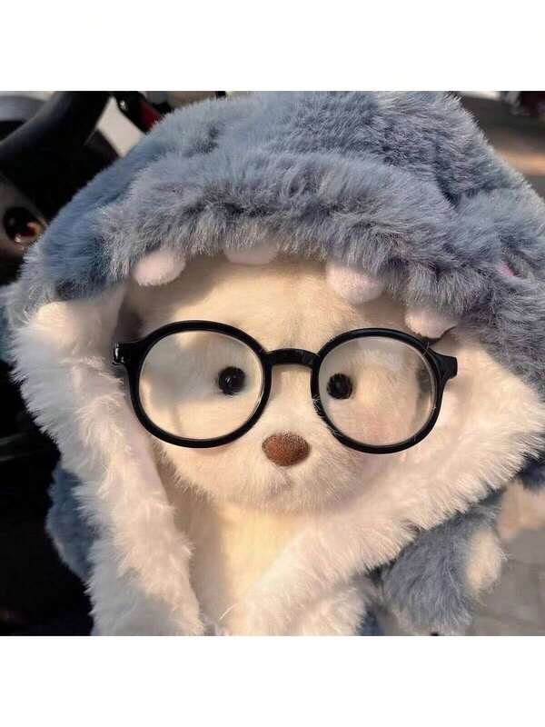 20cm Doll Shark Costume Outfit, Detachable Clothes For Labubu/Compatible With Labubu Dolls, Anime Peripheral Doll Clothes (Outfit Only, Doll Model Shown For Display)