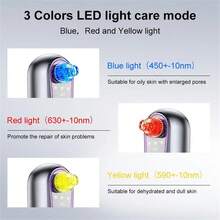 Elektrisches kleines Blasen-Mitesser-Entferner USB Wasserzyklus Porenreinigungs-Gerät Vakuum-Sauggesichtsreiniger-Werkzeug 500mAh