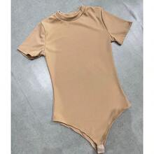 Women Bodysuits - 卡其色 - 查看 5