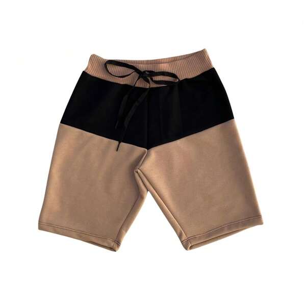 Bermuda Bicolor Shorts Infantil Masculina Moletom Moletinho Menino criança 02 a 12 anos