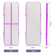 Air Floor Mat 10ft Tumbling Mat Inflatable Gymnastics Mat Thick With Pump For Youth/Adults - Purple without Pump- - View 5