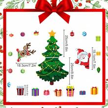 Juego de imanes navideños - Con diseños de Papá Noel, muñeco de nieve y renos, adecuado para decorar refrigeradores, puertas de garaje y autos, agregando un ambiente festivo a la decoración del hogar, decoraciones navideñas y decoración de habitaciones en invierno
