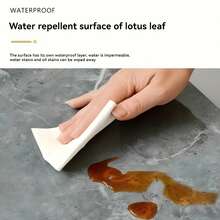 11pcs 0.9㎡ Deep Gray Marble Tile Stickers – Waterproof Aluminum-Plastic Self-Adhesive Wall Panels For Renovation & Decoration, Ideal For Valentine's Day, Weddings & Birthday Settings