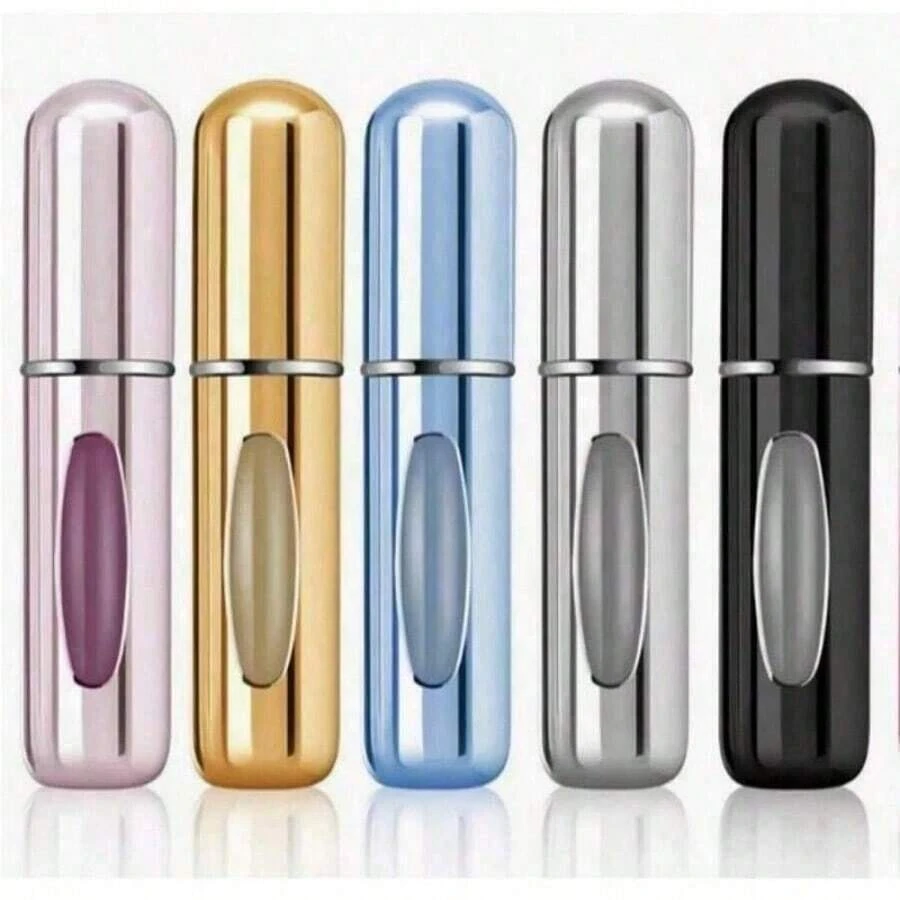 5Pcs,5ml Perfume Bottle With Bottom Filling, Perfume Bottle Self-Pump Type, , Refillable Spray Bottle, Portable Cosmetic Bottle - Nhiều màu 1 cái - Xem 1