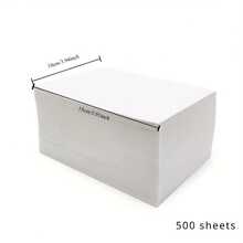 500/1000 Sheets Of 4''x6'' Thermal Label Paper, White Shipping Labels, For Thermal Label Printers, Logistics Labels 100x150mm, 100 Labels Per Stack - White - View 3