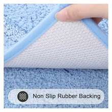 Bathroom Rugsof 3, Non Slip Bath Mats Washable - Soft Absorbent Shower Rugs Runner For Tub Floor & Toilet - Yellow - As Picture 425 - View 3