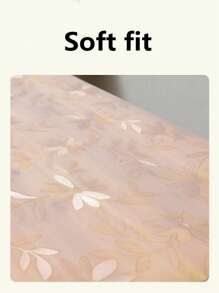 1mm厚PVC花紋半透明桌墊，簡約風格家具表面保護水晶墊，PVC材質適用於咖啡桌、床邊櫃、餐桌、電腦桌、辦公桌等各種家具面保護，軟玻璃桌布，日常生活必需品，全年使用 - 波斯菊花紋 - 查看 10