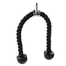 1PC Pull Down Rope Single Handle Triceps Biceps Strength Training Workout Attachment For Cable Machine Gym Fitness Pulley Workouts Equipment - Multicolor - View 14