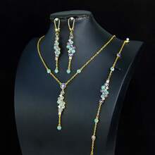 1 Set Dubai Vintage Wedding Jewelry Set 21k Gold Plated Arabic Muslim Punk Hip Hop Necklace Middle Eastern Women Jewelrys - Jewelry Set - View 7