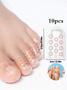 10pcs Transparent Breathable Anti-Friction Foot Protection Cushion, Soft Shoe Pad For Women High Heels Women Pumps And Men Sneakers Shoes Summer Daily Wear