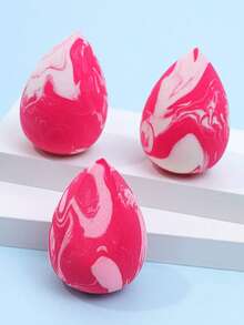 30个/套美妆海绵，化妆海绵粉扑，非乳胶材质，适用于散粉、液体、膏状和粉底液，柔软亲肤，适用于膏状和粉状化妆品，不含乳胶，干湿两用，专业美妆海绵，超柔软遮瑕海绵 - 彩色 - 查看 6