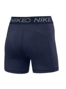 Nike شورت نسائي نايك برو 365 بطول 3 بوصة، لون أزرق منتصف الليل/(أبيض) - أزرق داكن/(أبيض) - مشاهدة 3
