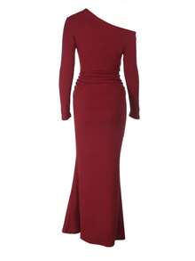 WOWDARK Women's Off-Shoulder Long Sleeve Dress, Autumn