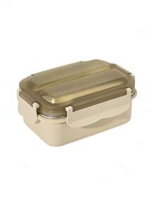 1 套不锈钢 304 午餐盒套装，含餐具和午餐袋，方便的学校午餐盒套装，防漏工作便当盒套装，适用于学生和成人午餐的食物容器，适用于办公室、学校、户外、野餐、派对、厨房