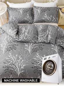 Dieses 3-teilige Set mit Blatt- und Blumenmuster ist aus hochwertigem, superweichem und atmungsaktivem Mikrofaser-Gewebe gefertigt und für alle Jahreszeiten geeignet. Es ist maschinenwaschbar, farbbeständig, knitterfrei, krumpfecht und schlingenfrei. - Verschiedenfarbig - Übersicht 11