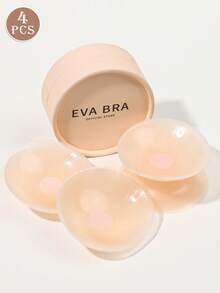 TSLBNRIO 8pcs Silicone Nipple Covers In Gift Box, Non-Slip, Invisible, Reusable Breast Petals, Nipple Protectors, Strapless Bra, Adhesive Bra, Suitable For Wedding, Work Attire, Dresses, Swimwear, Bikini, Evening Gowns, Washable And Reusable - Multicolor - View 10