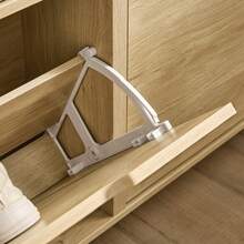 SoBuy 4 Flip-Drawers Shoe Cabinet Shoe Rack Shoe Storage Cupboard Organizer Unit Light Orange W100 X D19 X H90cm FSR100-RS - Brown - View 8