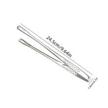 1pc Stainless Steel Food Clamp; Bread Clamp; Barbecue Clamp; Stainless Steel Barbecue Kitchen Clamp; Stainless Steel Barbecue Clamp; Barbecue Supplies; Tea Set