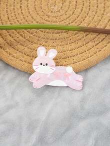 1PC Adorable Multi-Colored Small Animal And Kitten Pattern Acrylic Hairpins, Hair Clips, And Hair Accessories, Suitable For Daily Use., Claw Clips, Hair Claws, Hair Slide, Hair Barrettes - Multicolor - View 20