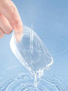 1 Pair Heightening Insole, Classic Transparent Silicone Soft & Elastic Comfortable Washable Shoe Lifts, Suitable For Shoes And Boots Accessories, Back To School Supplies Insulation,Galentines,Puppy,Carnival,Party Decorations,Shoe,Spring Summer Picks,Brides Maid Gifts,Room,Bedroom Decor,Beach,Travel,For Men,For Women,Vacation,Cute Stuff - Multicolor - View 5