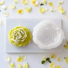 1/2 piezas Molde de silicona con forma de flor, molde con diseño de pétalos intrincados de amapola blanca para creaciones florales impresionantes, apto para jabón hecho a mano, velas aromáticas, cera de aromaterapia, yeso, gota de pegamento, joyería, piedra difusora de aroma para automóvil, resina y arcilla polimérica, fácil de soltar, suministros para hacer regalos para bodas, graduaciones, cumpleaños, fiestas y decoración del hogar