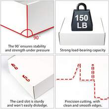 瓦楞纸箱、运输箱、礼品盒，适用于包装、邮寄、搬家、小型企业包装 - 彩色 - 查看 5