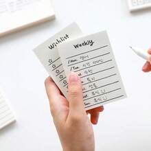 50 Sheets Self-Stick Memo Pads - "Don't Forget" Lined Notepads For Planning, Reminders, Study, And Organization, Perfect For Home And Office Use, Office Supplies | Minimalist Design | Adhesive Backing, Sticky Note Pads - Multicolor - View 4
