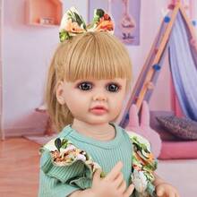 1pc 55cm/22inch Lifelike Reborn Doll, Bath Toy, Soft Full Body Silicone Vinyl Princess BaBe Doll, Birthday Christmas Gift Easter Gift