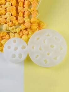 New Cream Popcorn Series Silicone Candle Mold, Homemade DIY Silicone Mold For Resin, Wax, Plaster Crafts, Candle Cup Decor - White - View 4