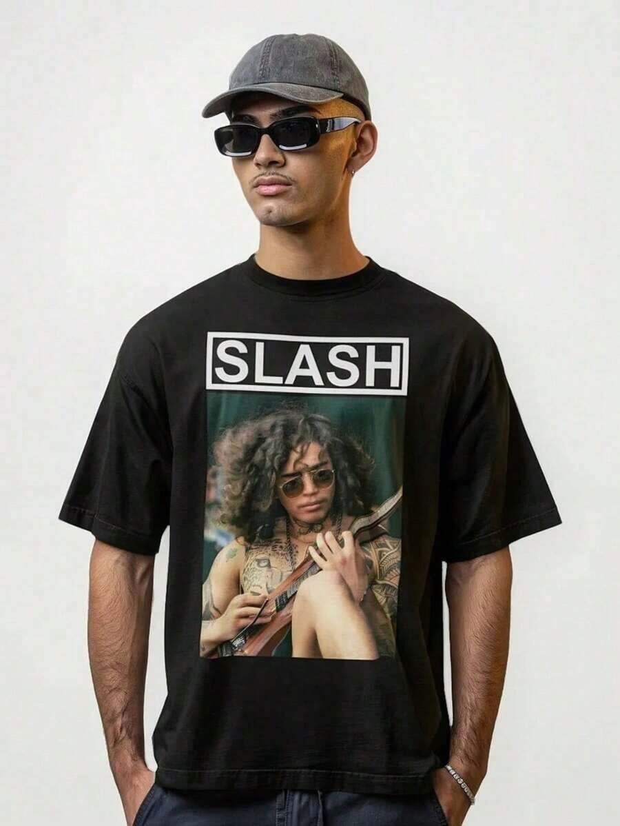 Men's T-Shirt Women's T-Shirt Slash Meme Whindesson Nunes Funny Joke Basic - Black - View 1