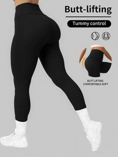 Pantalones deportivos ajustados para mujer como base de gimnasia de alta elasticidad secado rápido y transpirable ideales para correr entrenamiento yoga aptos para gimnasios lugares de deportes al aire libre,leggins casuales para mujer,leggings,pantalones de mujer,pants de mujer