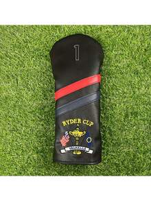 1 chiếc bọc đầu gậy golf cho gậy Driver, Fairway Wood, Hybrid, Iron. Phụ kiện golf. Đồ dùng golf. - màu đen - Xem 2