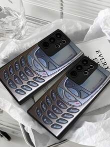 Simple Classic Retro Nokia Phone Nostalgic Must-Have Print Black Phone Case For Phone 16 PRO MAX/11/12/13/14/15/15 Pro/15 Plus/15 Pro Max/X/XS Max/XR/11 Pro/12 Pro/13 Pro/14 Pro/12 Mini/1 - màu đen - Xem 1