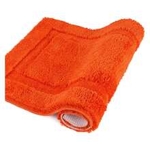 Juego de 3 alfombras de baño, alfombrillas de baño antideslizantes y lavables, alfombras de ducha suaves y absorbentes para el piso de la bañera, alfombra para el inodoro - Amarillo - Como imagen 420 - Ver 7