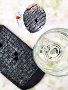 1个-硅胶迷你冰格，160个小方形硅胶冰块，夏天非常实用，冰膜小托盘，冰模，方形模具，制冰机，可用于咖啡，饮料。