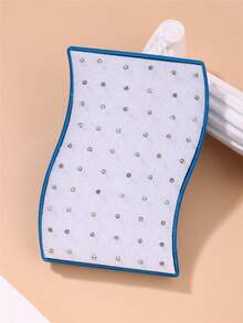 30 件/盒极简主义小耳钉套装，镶嵌 2 毫米小水钻和各种彩色水晶