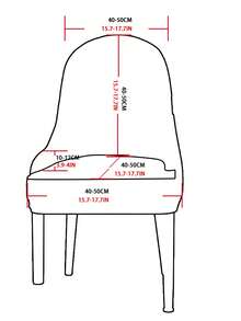 1pc Brushed Milk Silk Simplistic Chair Cover, Pet Friendly For Living Room & Bedroom - Medium Gray - View 9