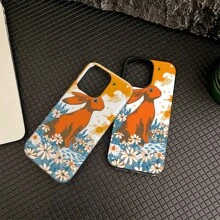 Glitter Hearts Film IPhone 16 Plus Phone Case Full Body Shockproof Cover For IPhone 11 Pro 12 13 14 15 Max Cute Romantic Pattern - 白色 - 查看 3