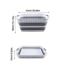 Foldable Laundry Basket, Wall-Mounted Clothes Storage Basket, Bathroom Laundry Basket, Large Plastic Laundry Basket, For Bathroom, Bedroom, Living Room, Dormitory, Home Organization And Storage, Laundry Basket