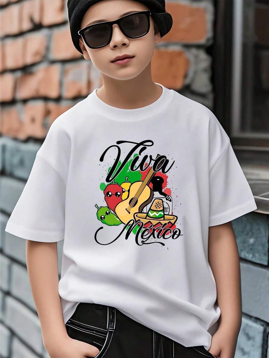 Tween Boys T-Shirts - White - View 1