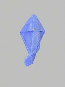 1/6 piezas Toalla de pelo de microfibra ultra suave - Secado rápido, envoltorio súper absorbente para mujeres y niñas, suave para el cabello rizado o dañado, accesorio de baño de unicolor, Cinta para el cabello, Pincel de maquillaje, Tiras de cera, Pestañas a rayas, Pestañas, Pestañas de gato, Pestañas postizas, Spoolies, Kit de pestañas, Pincel de maquillaje